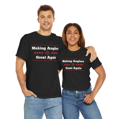 Making Anglers Great Again Heavy Cotton Tee